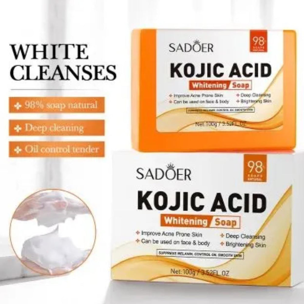 Sadoer Kojic Acid Whitening Soap - 100g Sadoer