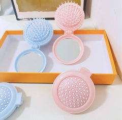 Folding Personalized Pocket Hair Brush Mini Hair Comb - Each Cosmia.pk