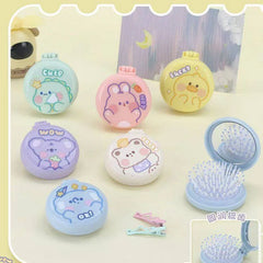 Folding Personalized Pocket Hair Brush Mini Hair Comb - Each Cosmia.pk
