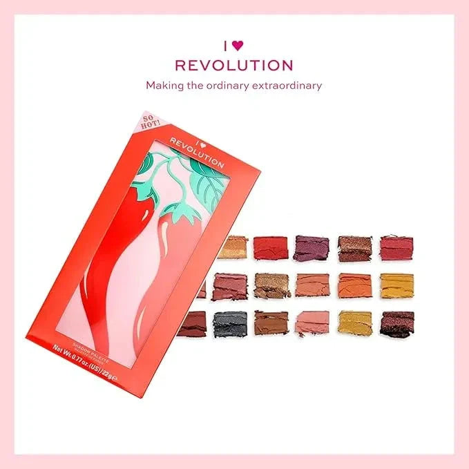 Heart Revolution Tasty Chilli Eyeshadow Palette Revolution