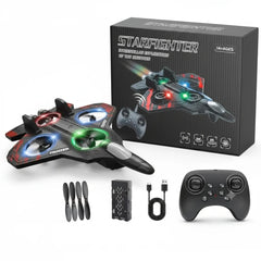 Fighter Jet Drone 2.4GHz Remote Control Airplane Toy with 6-Axis Cosmia.pk
