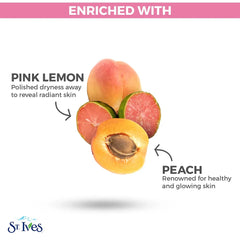 St. Ives Hydrating Gel Bright & Radiant Pink Lemon & Peach 45g St. Ives