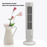 Portable USB Air Conditioner Mini Vertical Bladeless Fan with LED Lamp Cosmia.pk