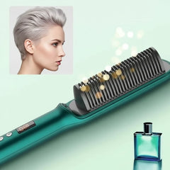 909 LED Hair Straightening Brush Cosmia.pk