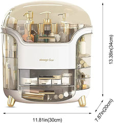 Luxury Desktop Cosmetic Organizer, Dustproof and Waterproof Makeup Vanity Cosmia