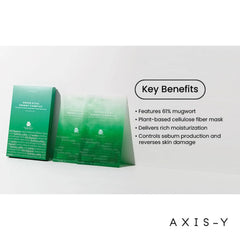 AXIS-Y Mugwort Green Vital Energy Complex Sheet Mask - 27ml Axis-Y