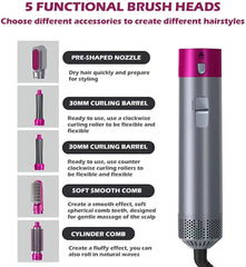 5 in 1 Hot Hair Dryer With Free Mini Spray - Limited Stock Cosmia