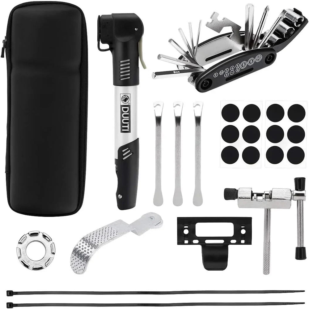 16 in 1 Bike Repair Tool Kit, Portable Multi Function Accessories Set Cosmia.pk