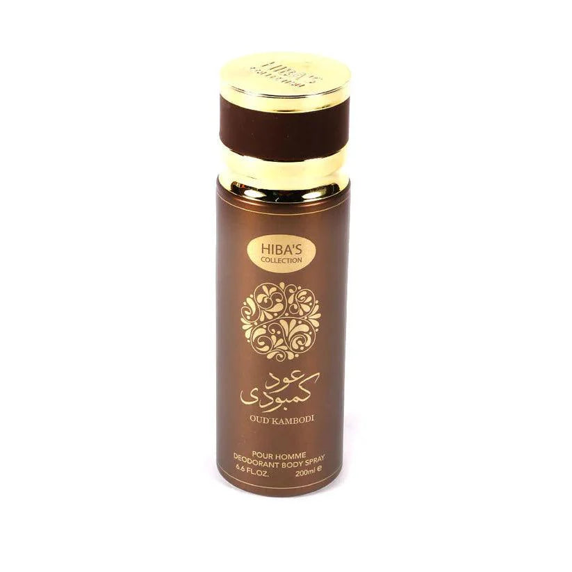 Hiba's Collection Deodorant Body Spray Oud Kambodi 200ml Hiba's Collection
