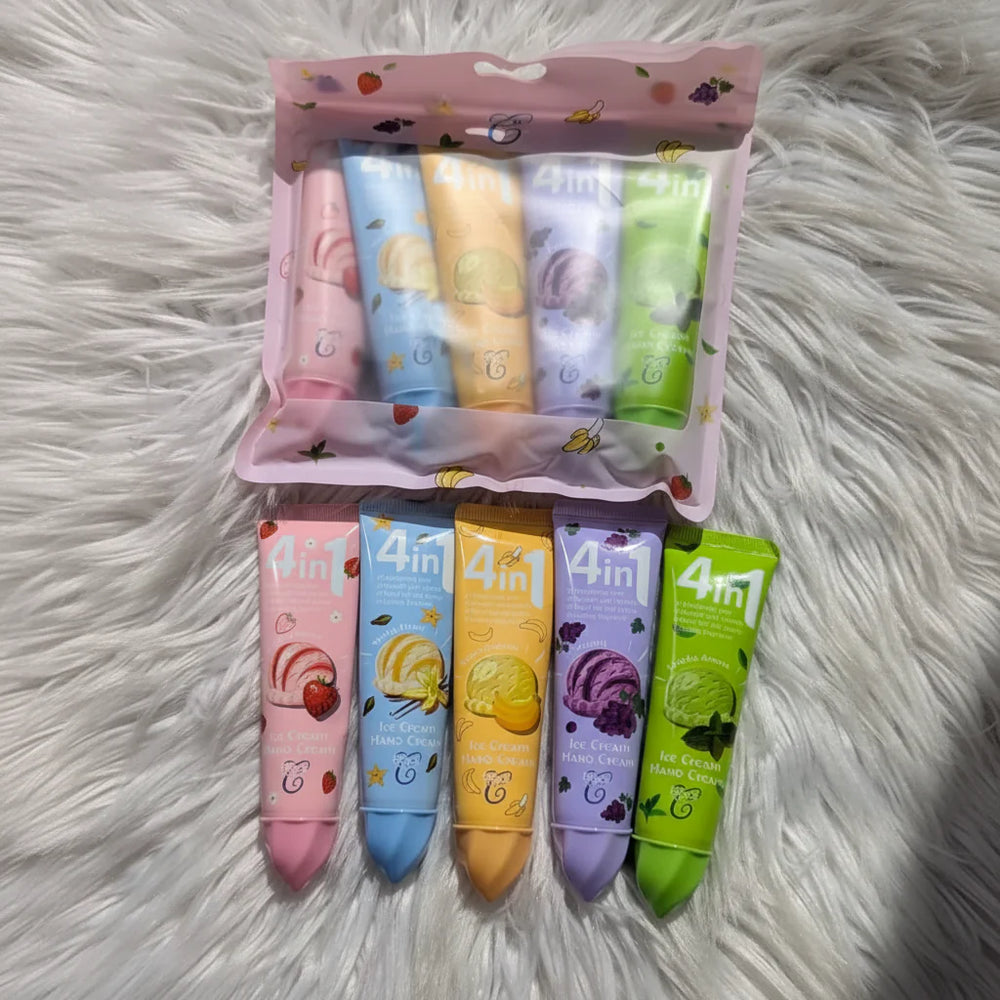 Etacs House Icecream 4 in 1 Hand Cream - 5Pcs Etacs House