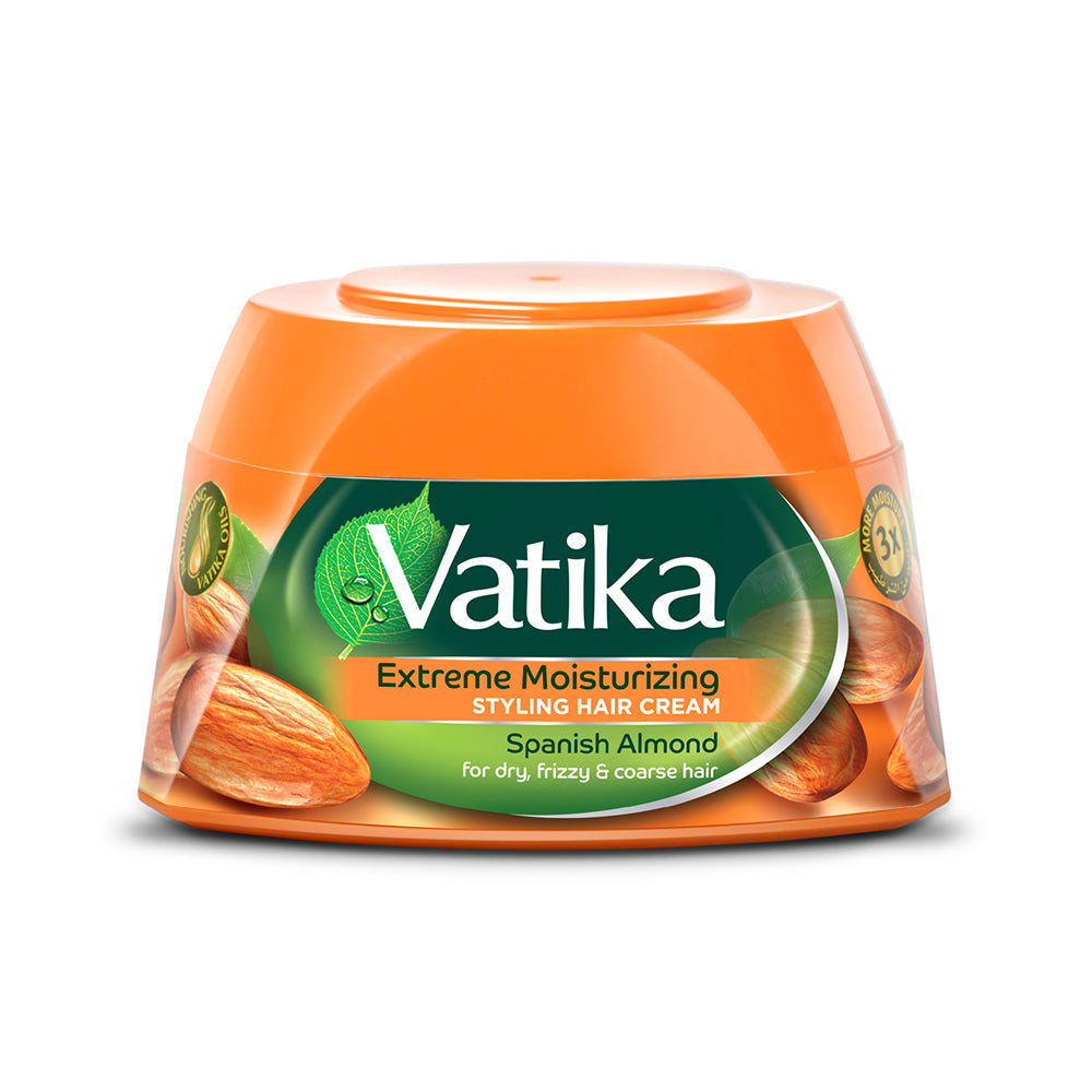 Vatika Naturals Almond Styling Hair Cream - 140ml Vatika