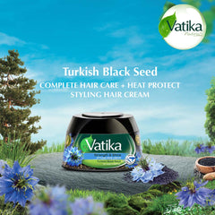 Vatika Strength & Shine Styling Hair Cream - Turkish Black Seed Vatika
