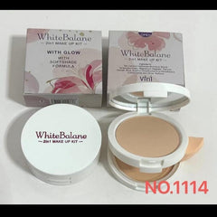 White balance face powder 2in1 White balance