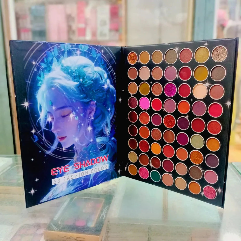 63 Colors Eyeshadow Palette Cosmia.pk