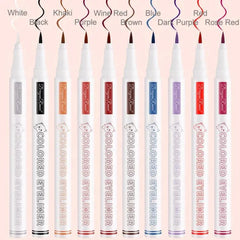 10 Pcs Dragon Ranee Colorful Eyeliner Pencil Dragon Ranee