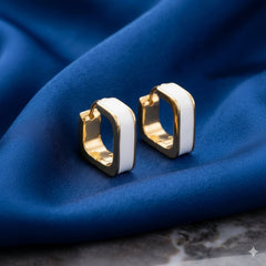 geometric hoop earrings Cosmia.pk