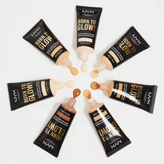 NYX Professional Born To Glow! Naturally Radiant Foundation - 30ml NYX