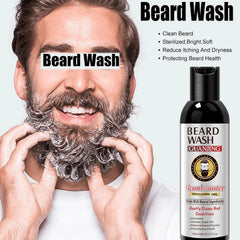 GUANJING Beard Wash Men's Beard Shampoo - 100ml Guanjing