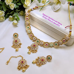 Rajwari Meena Necklace Set Cosmia