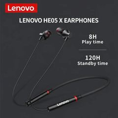 Lenovo HE05X Wireless Bluetooth Neckband Earphones Lenovo