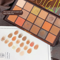 Huda Moji Eye Shadow Palette - 18 Colors Huda Moji
