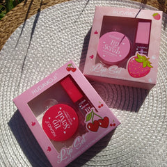 Hudamoji Lip Oil + Lip Scrub 2 in 1 Hudamoji