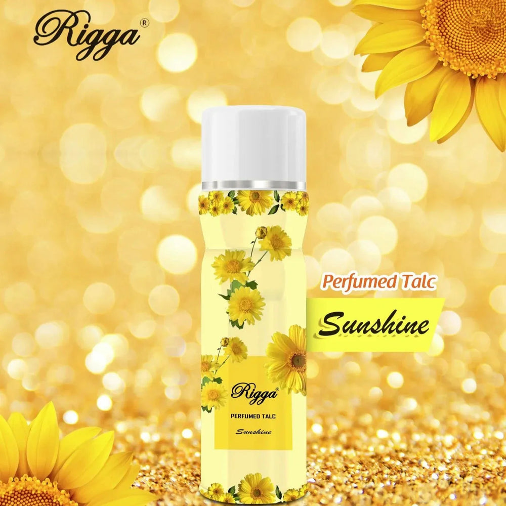 Rigga Yellow Sunshine Talcum Perfume 250g Rigga