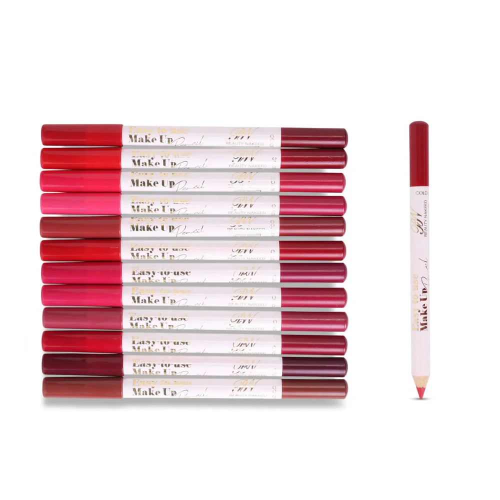 BN Easy to use Makeup Pencils Pack of 12 Lip Liner Pencil BN