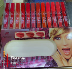 Fflomror Matte Lip gloss - 12 Pcs Fflomror