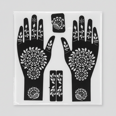 full hand mehndi sticker stencils for henna Cosmia.pk