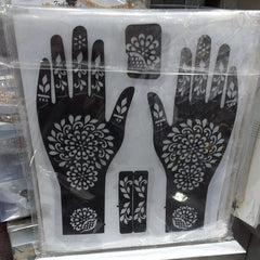 full hand mehndi sticker stencils for henna Cosmia.pk