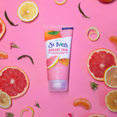 St. Ives Radiant Skin Face Scrub, Pink Lemon and Mandarin Orange St. Ives