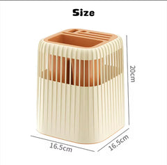 360 Rotating Knife and Kitchen Utensil Holder Cosmia.pk