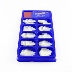 100-Pcs Natural Transparent Artificial Nails Cosmia.pk