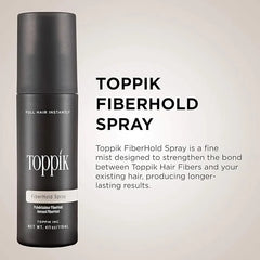 Toppik Fiber Hold Spray, Instant Fuller Looking Hair, 118ml Toppik