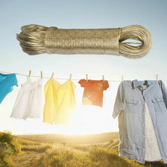20 Meter Heavy-Duty Steel Core PVC Coated Clothesline - Each Cosmia.pk