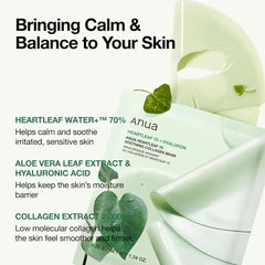 Anua Heartleaf 70 Soothing Collagen Sheet Mask 38g Anua