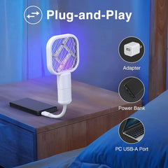 Electric Fly Swatter USB Mini Mosquito Swatter Cosmia.pk