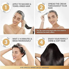 Karseell Collagen Hair Treatment Deep Repair Conditioning 500ml + Argan Oil Hair Serum Karseell