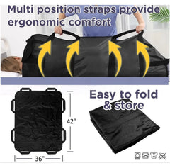 Positioning Bed Pad with Reinforced Handles - 1 Pack 43" x 36 Cosmia.pk