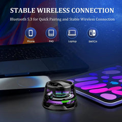 Multifunctional G200 Portable Magnetic Bluetooth Speaker with RGB Cosmia.pk
