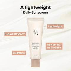 Beauty of Joseon Daily Relief Sunscreen Broad Spectrum SPF 40 – 50ml (Made in Korea) Beauty Of Joseon