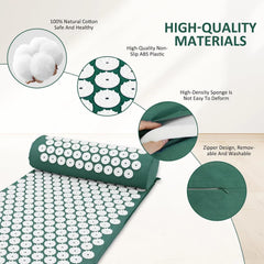 Acupressure Mat and Pillow Set Cosmia.pk