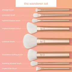 Real Techniques- The Wanderer Makeup Brush Set (8Pcs) Real Technique