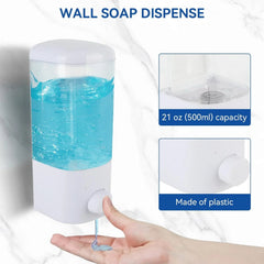 Wall Mount Liquid Soap & Lotion Dispenser for Bathroom & Kitchen Cosmia.pk