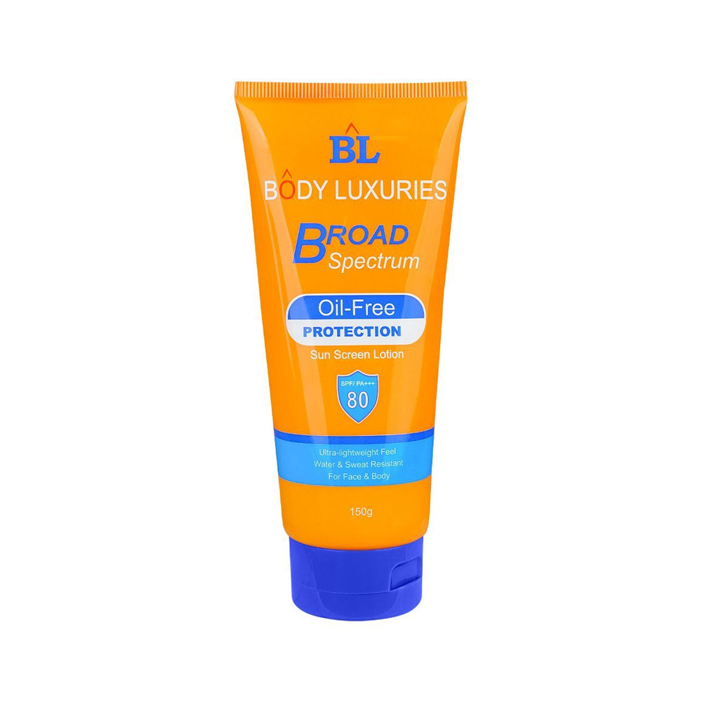 Body Luxuries Broad Spectrum Oil Free Sun Screen Lotion 150g Body Luxuries