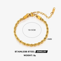 Stainless steel Rope Bracelet Cosmia