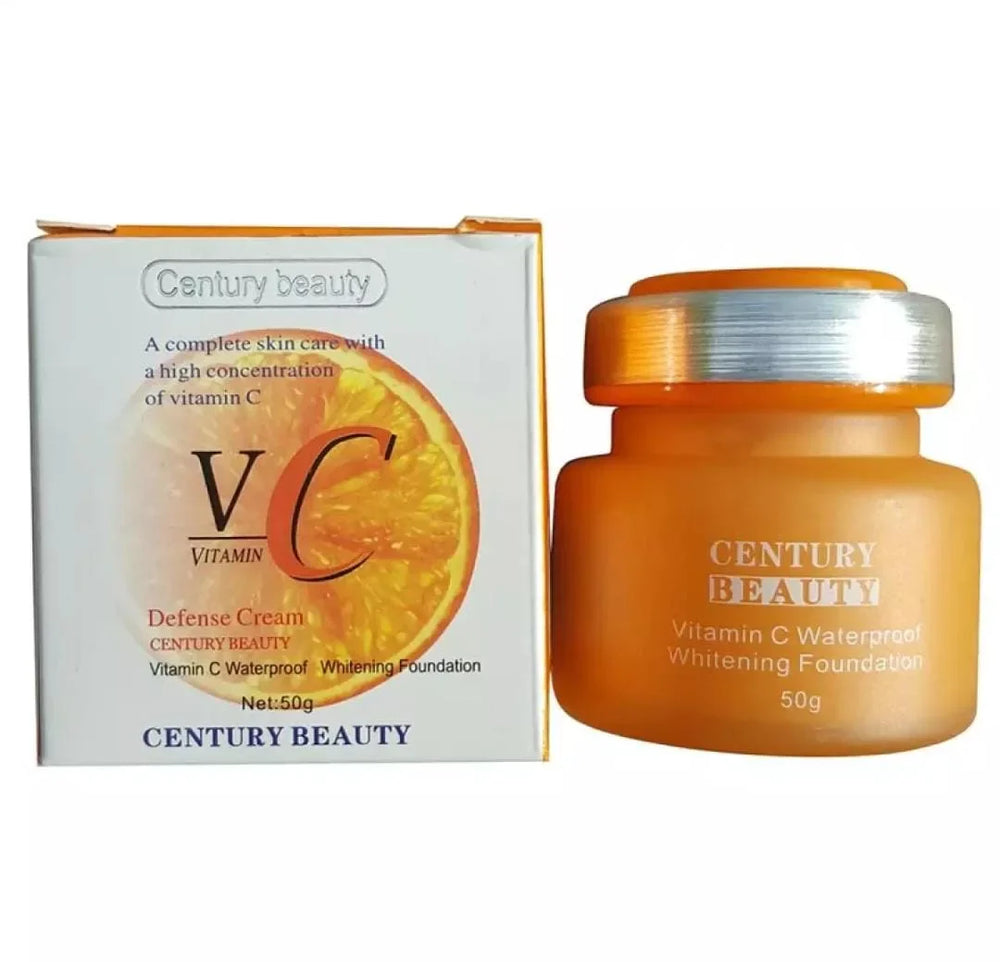 Century Beauty Vitamin C Waterproof Whitening Foundation – 50g Century Beauty