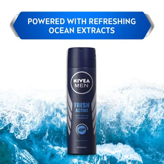 NIVEA Fresh Active Ocean Extracts Men Body Spray - 150ml Nivea