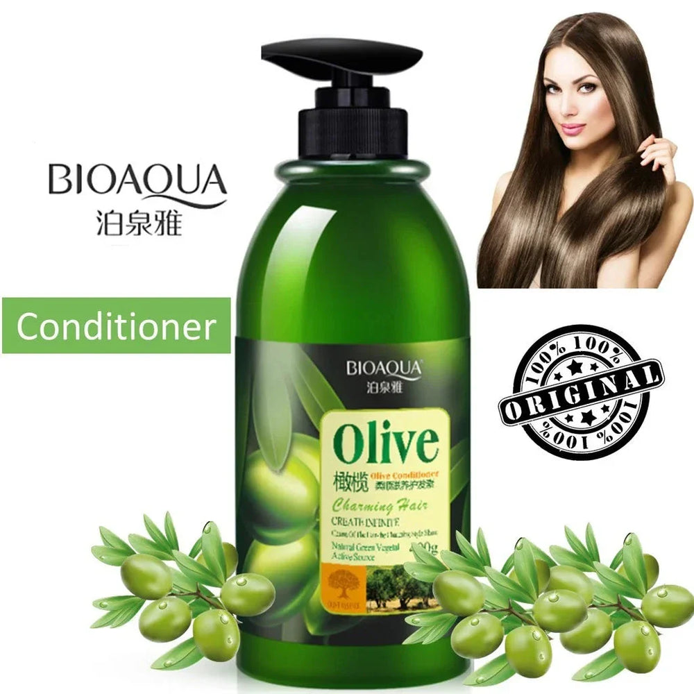 Bioaqua Olive Repair Damaged Hair Conditioner - 400g Bioaqua